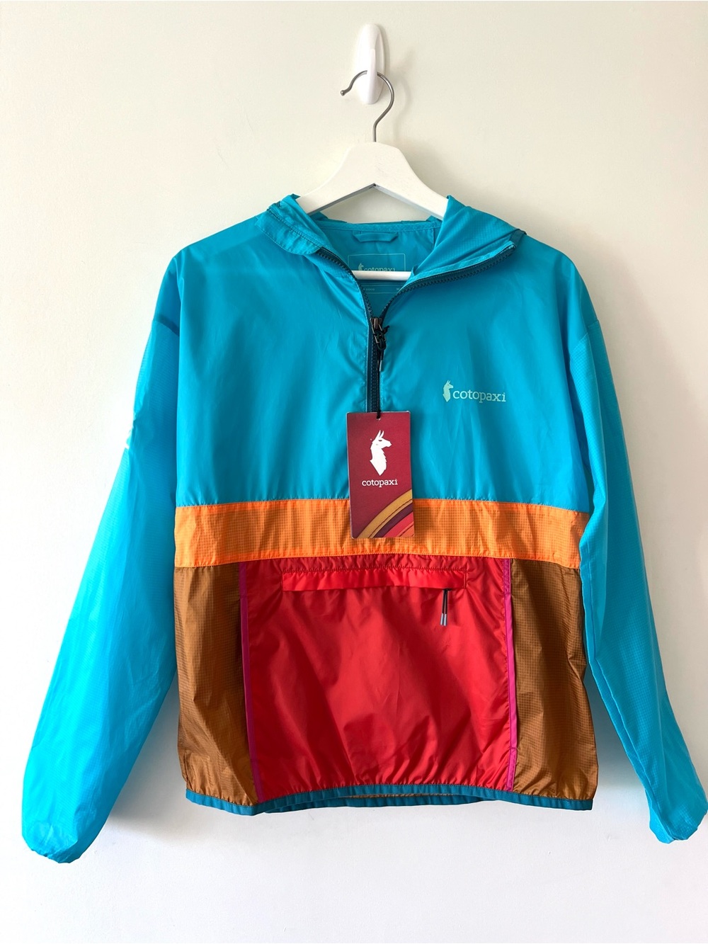 Cotopaxi Teca Half-Zip Windbreaker Blue Orange Size XS - Picture 2 of 9